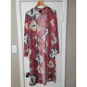 Women’s Size Small  open southwestern, lightweight, Duster Cardigan Agnes & Dora